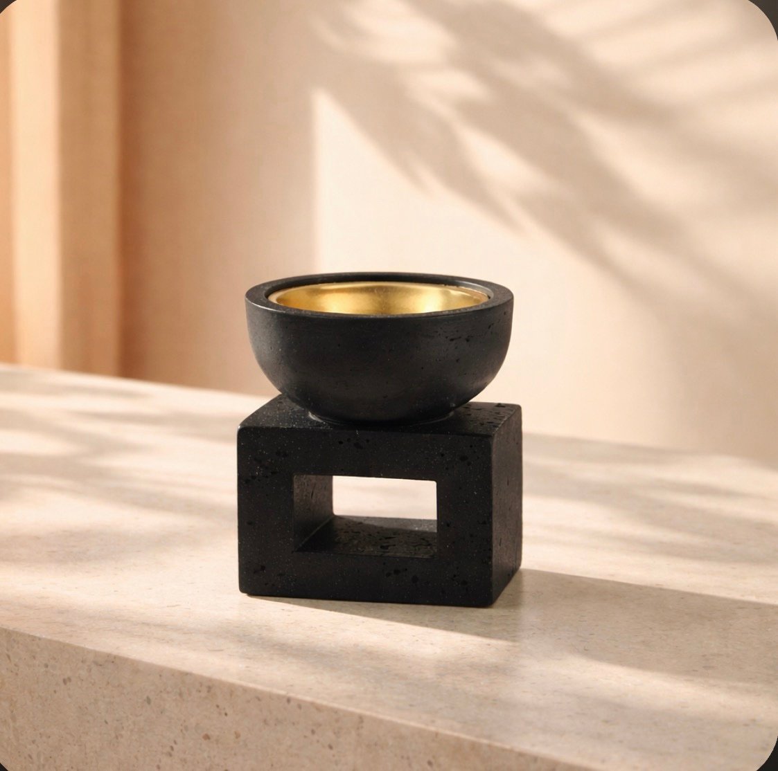 Queimador de Bakhoor- Negro