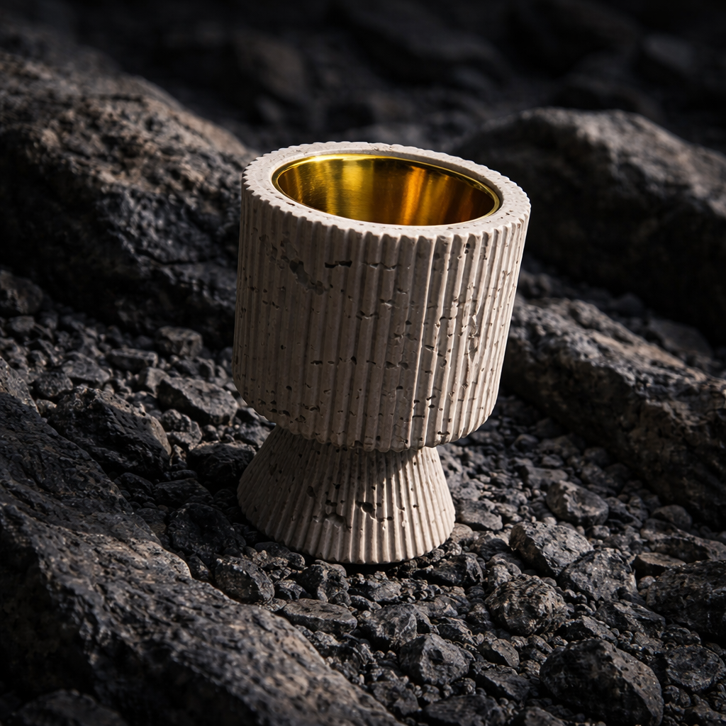 Queimador de Bakhoor- Cilindro Branco