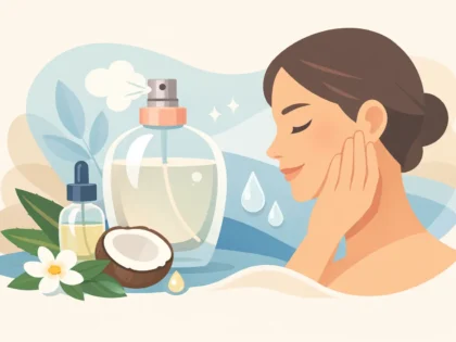 Perfume sem álcool para pele sensível