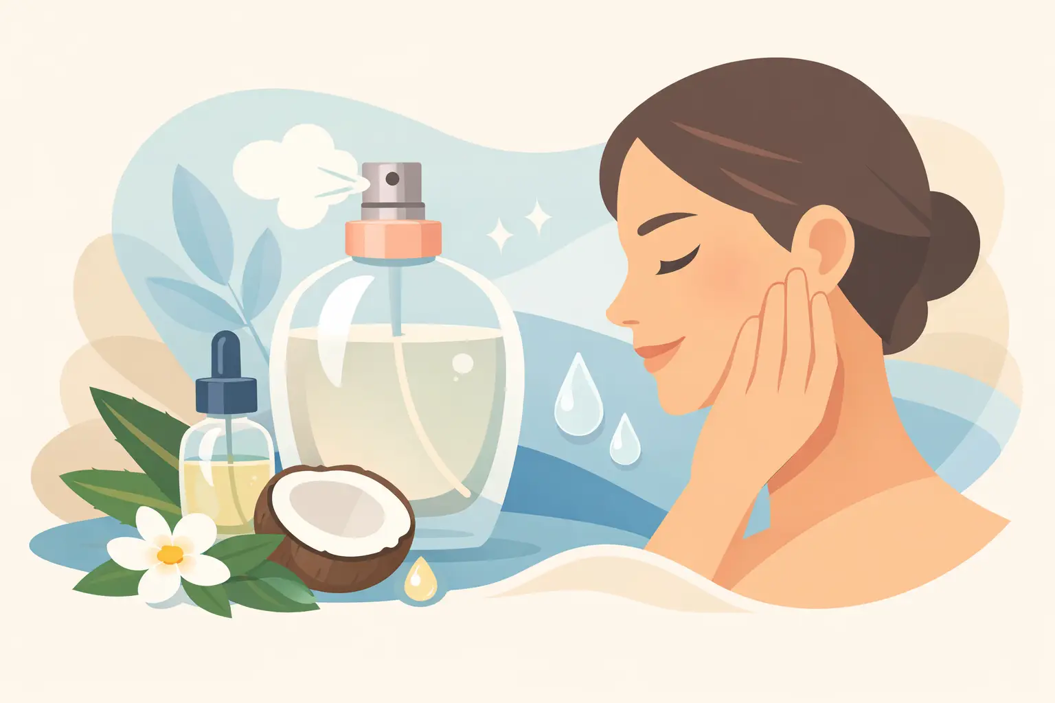 Perfume sem álcool para pele sensível