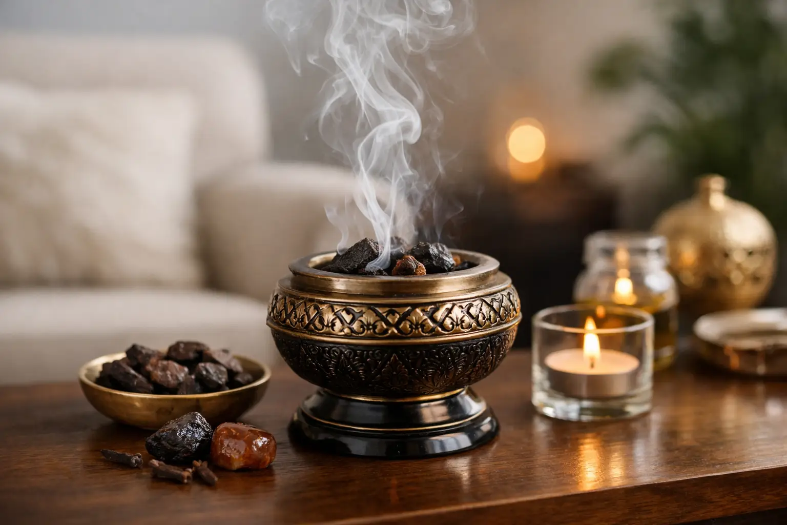 Bakhoor para casa com aroma intenso
