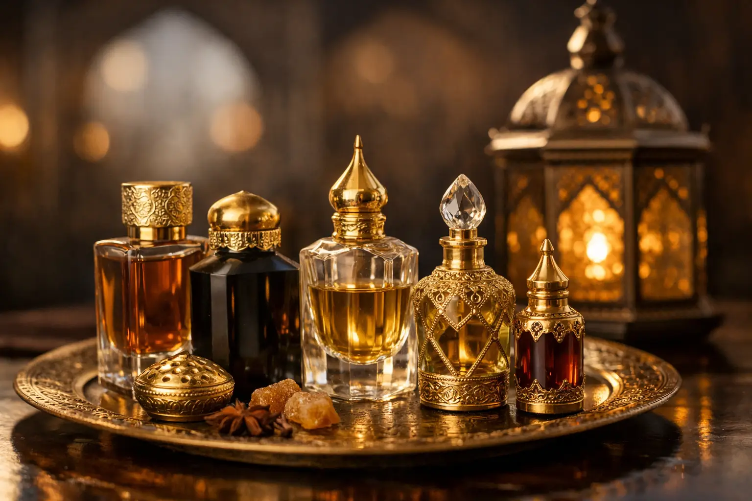 Fragrâncias árabes para coleção pessoal