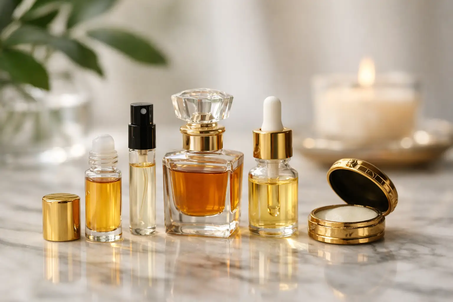 Guia de formatos óleo perfume: qual escolher?