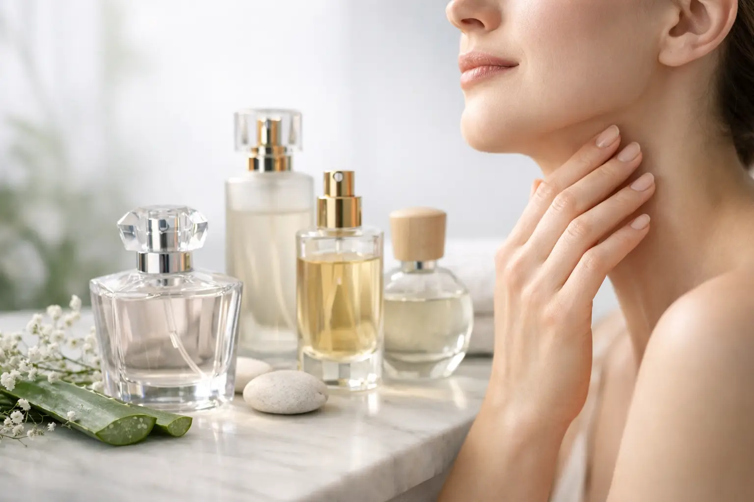 Guia de fragrâncias para pele sensível