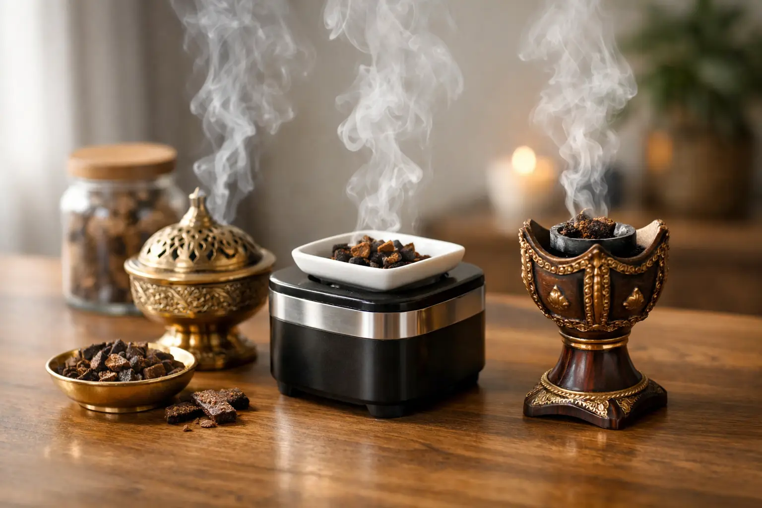 Melhores queimadores para usar bakhoor em casa